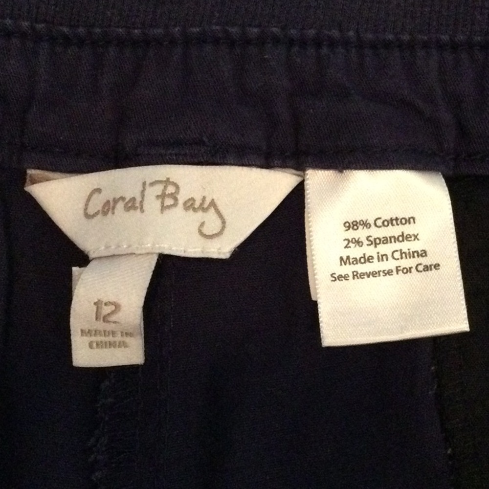 Coral Bay Navy Blue Shorts - Picture 8 of 8